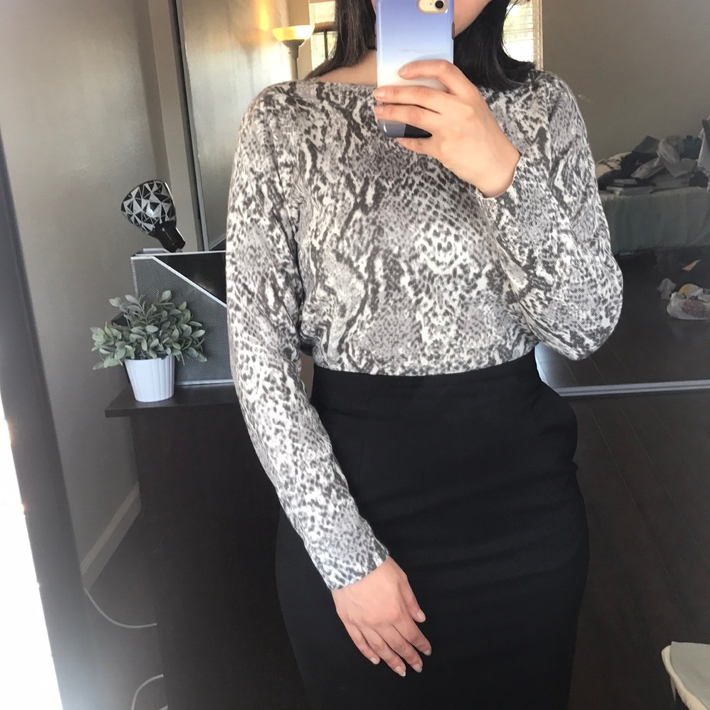 Leopard Print Blouse - image 1